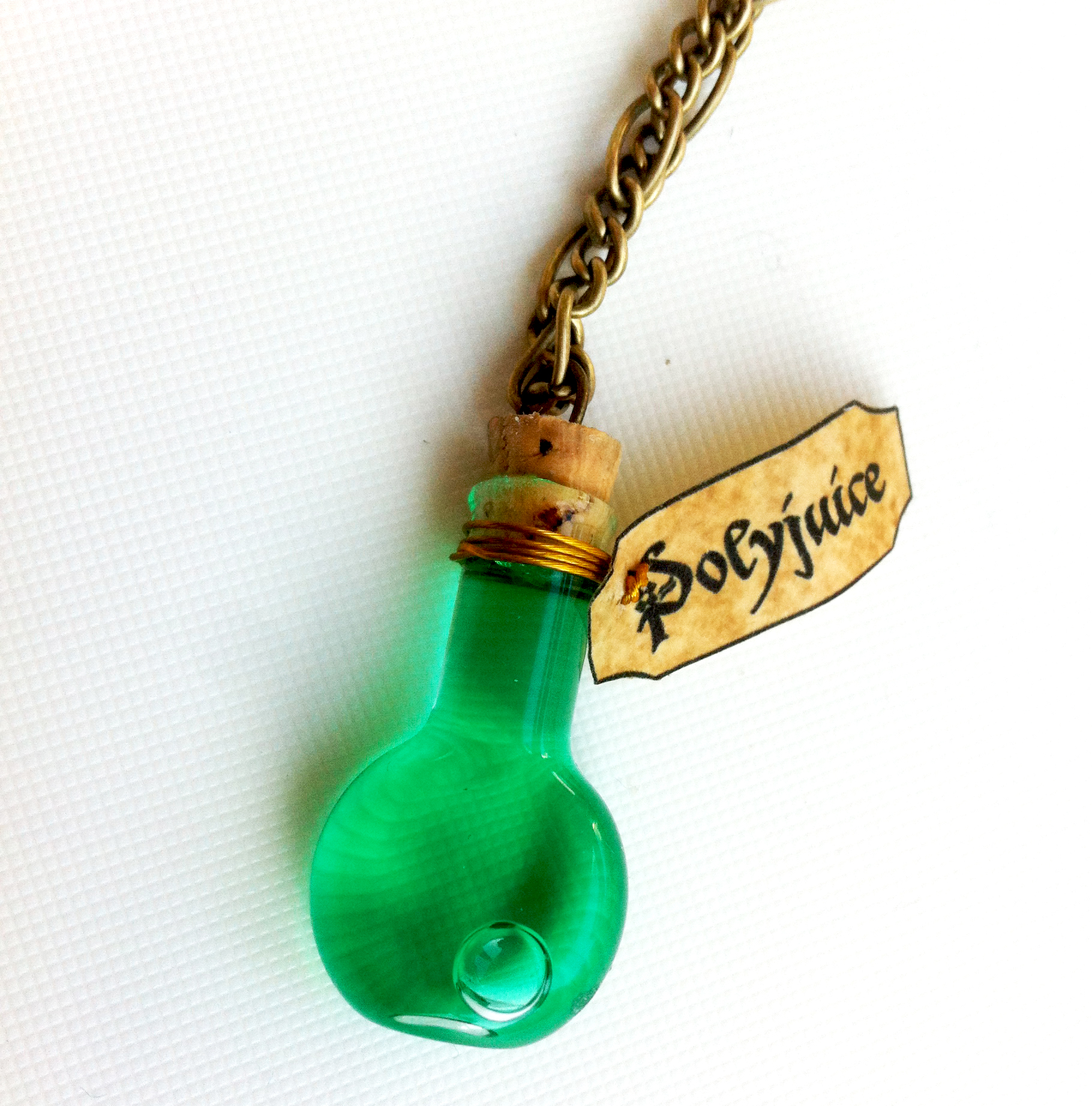 Harry Potter Polyjuice Necklace. Vial Bottle Necklace. Cosplay Harry ...